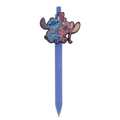 Caneta Esferográfica Retrátil Molin do Brasil Stitch Escrita Suave Ponta 1.0MM 1 Unidade Azul