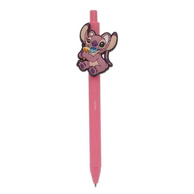 Caneta Esferográfica Retrátil Molin do Brasil Stitch 1.0mm Escrita Suave 1 Unidade Rosa