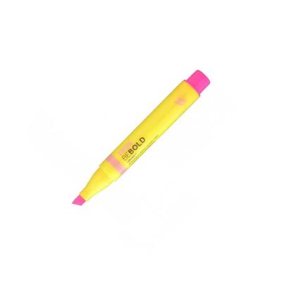 Marca-texto Newpen Be Bold Magic com Ponta para Linhas Finas Ou Largas 1 Unidade Rosa