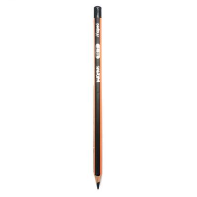 Lápis Preto Maped Triangular 6B Macio e Resistente para Escrever e Desenhar 1 Unidade