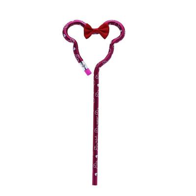 Lápis Preto HB com Borracha Molin do Brasil Face HB Decorativo Disney Minnie Pink