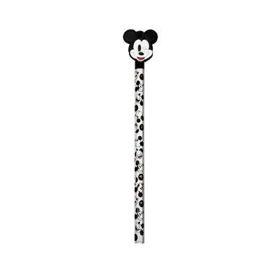 Lápis Preto HB Molin do Brasil Top Mickey Mouse Estampa 2 com Borracha para Escrita Preto