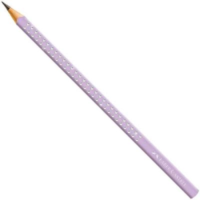Lápis Preto Faber-Castell Sparkle com Mina Resistente para Uso Escolar e Profissional Lilás