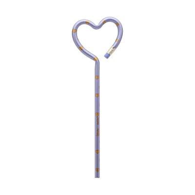 Lápis Molin do Brasil Face HB Coração Love com Borracha Decorativa 1 Unidade Azul
