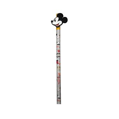Lápis Hb Molin do Brasil Top Mickey Mouse Estampa 1 com Borracha na Extremidade Unidade Preto