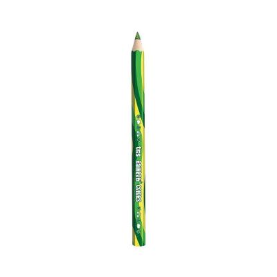 Lápis de Cor Jumbo Tris Jumbo Rainbow Colors com Mina Macia 1 Unidade Verde Escuro, Verde Claro