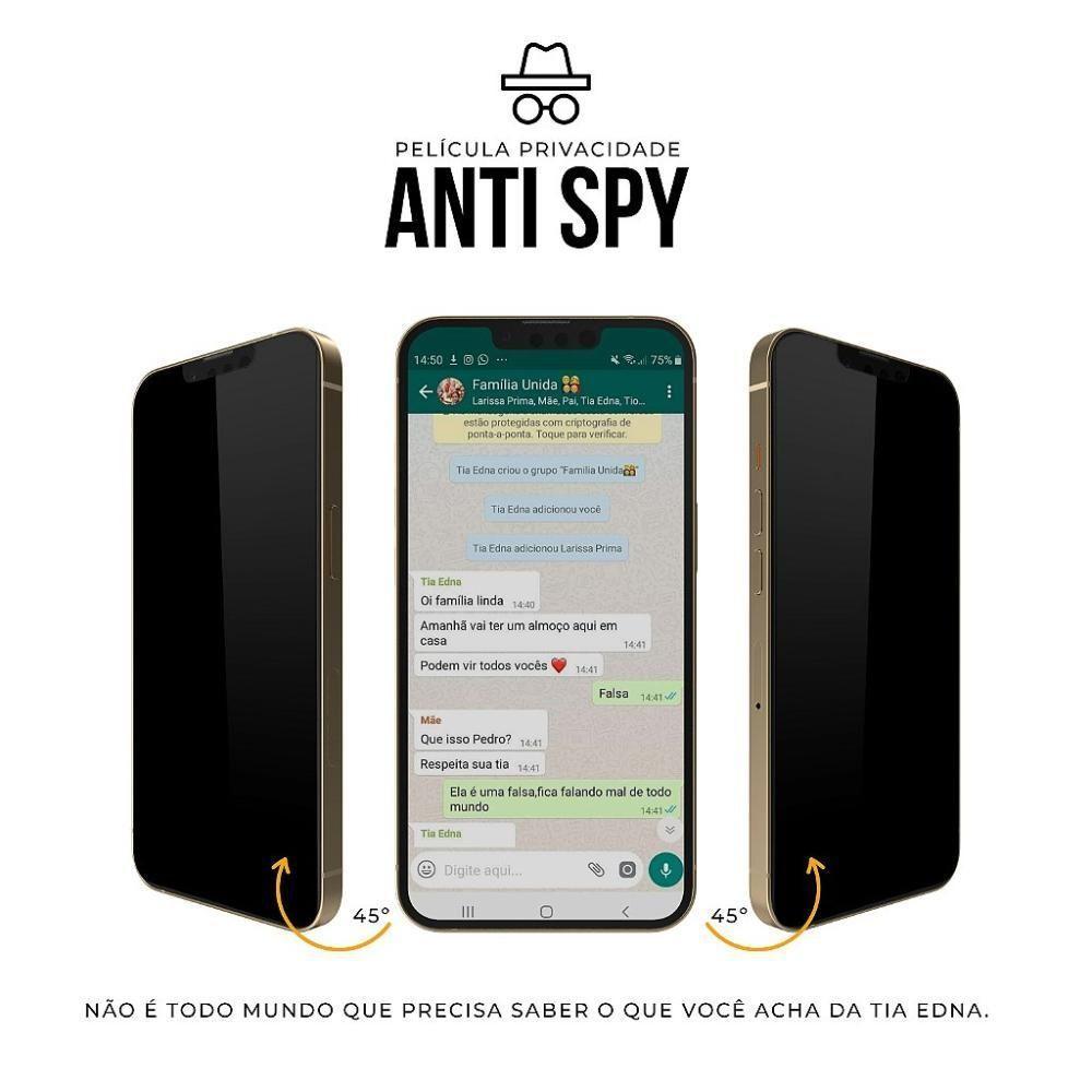Película Para Motorola Moto Edge 30 - Privacidade Hydrogel - Gshield - 5