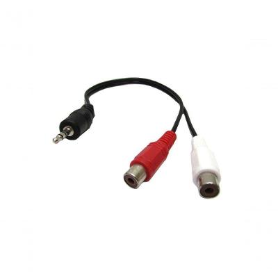 Cabo de Áudio NWT Cabo Áudio Tv Samsung 2RCA Fêmea + P2 Estéreo para TV LED 15CM