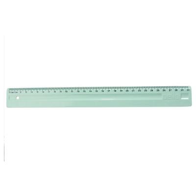 Régua Dello Régua de 30cm Dello Verde Pastel com Apoio Central para os Dedos 1 Unidade Verde