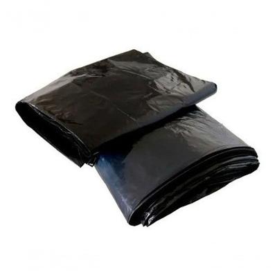 Saco para Lixo Saco de Lixo Extra Reforçado 100LT C 100 un para Uso Doméstico e Comercial Preto