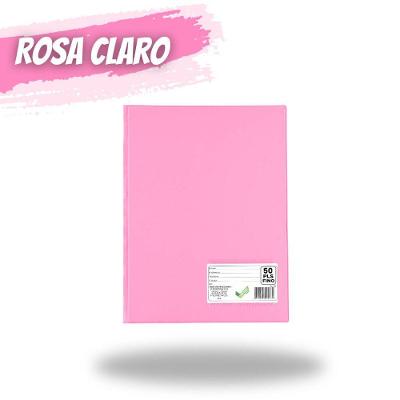 Pasta Catálogo Organizadora A4 OEM com Visor e 50 Plásticos em Polipropileno Tamanho A4 Rosa
