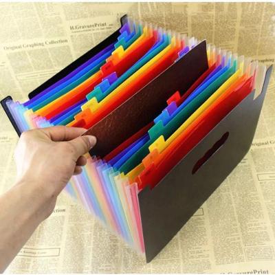 Pasta Arquivo Organizadora Expansível OEM 24 Bolsos com Alça Ergonômica 33x23 e 5cm 1 Unidade