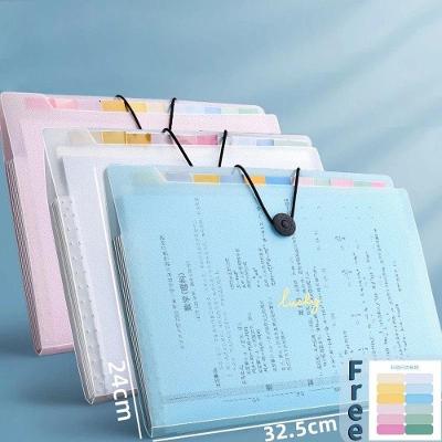 Pasta A4 para Documentos OEM 6210 Azul 8 Layers Grande Capacidade Impermeável 1 Unidade Azul
