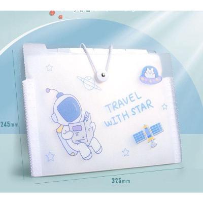 Pasta A4 para Documentos OEM 2025 Azul 8 Layers Grande Capacidade Plástico 1 Unidade Azul