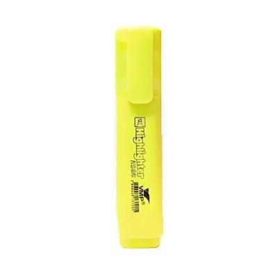 Marcador de Texto Vmp Papéis Escolar Neon com Ponta Precisa e Cores Vibrantes 1 Unidade Amarelo