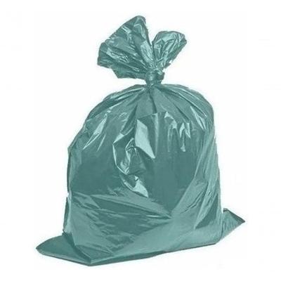 Saco de Lixo Verde 100 Litros Super Leve 0 e 02mm para Uso Comercial Higipack