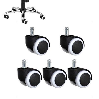 Kit 5 Rodinhas de Cadeira Leva Pra Casa OC-001A Giratória ABS Preto