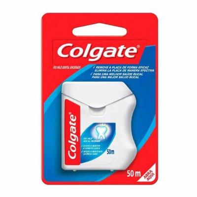 Fio Dental Colgate 50m para Higiene Bucal Diária com Textura Suave 50M