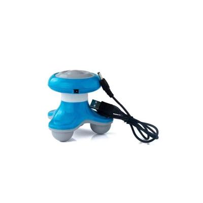 Mini Massageador Portátil Kz Utilidades Mimo para Alívio Muscular Rosa com USB e Pilhas AAA