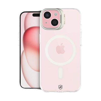 Capa para Celular Gshield Magsafe Crystal Armor Stand para Iphone 15 com Proteção Avançada