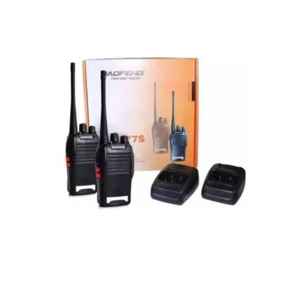Kit Rádio Comunicador OEM Walk 777s com Fone 9km 16 Canais 400-470MHz Bivolt 2 Unidades