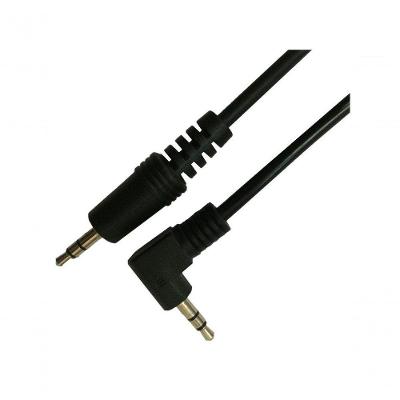 Cabo P2 Estéreo NWT Cabo P2 90° X P2 Níquel para Áudio 1 e 8m com Conectores em 90 Graus Preto