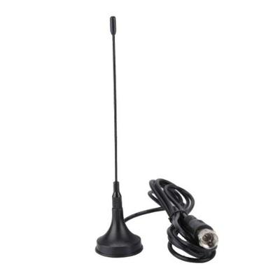 Antena Interna UHF Digital HD Multivisão para TV com Cabo Coaxial 1.5 Metros Preto