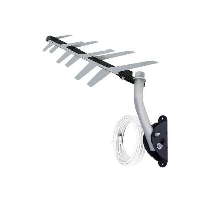 Antena Externa Digital Aquário DTV-1500 para TV com Recepção UHF e HDTV Full HD Cabo 10M