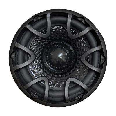 Subwoofer Bravox UXP Noir Black 12-D2 para Graves Intensos com 500W RMS e Impedância 2+2 OHMS Preto