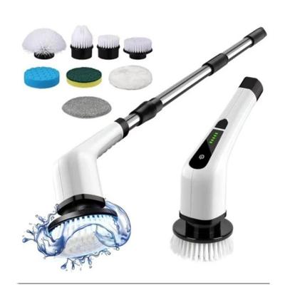 Escova Elétrica de Limpeza Ajustável 8 em 1 em ABS e Nylon para Janela Banheiro e Cozinha OEM