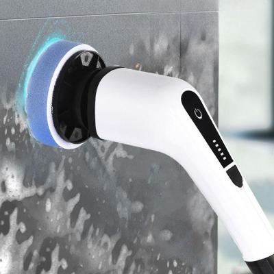 Escova Elétrica de Limpeza Ajustável 8 em 1 Recarregável em ABS e Nylon para Uso Doméstico OEM