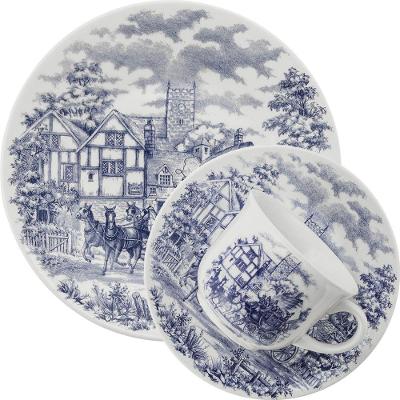 Kit Jogo Café Lanche Oxford® Biona Cena Inglesa 24 Peças
