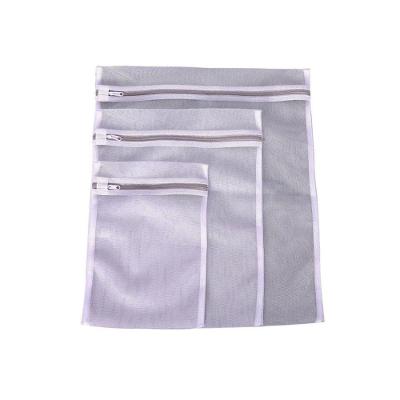 Kit 3 Sacos para Máquina de Lavar Roupas P-M-G Proteção e Organização Branco Oikos