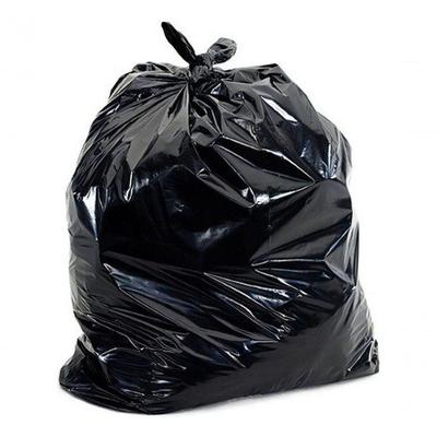 Kit 100 Sacos de Lixo 20L para Descarte Doméstico Plástico Resistente Preto Higipack