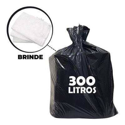 Higipack Saco de Lixo 300 Litros Super Reforçado 100 Unid Lx3 com 2 Pacotes de 50 Unidades