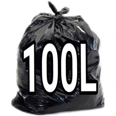 Saco de Lixo 100 Litros P7 Reforçado para Coleta em Ambientes Domésticos e Comerciais Preto Higipack