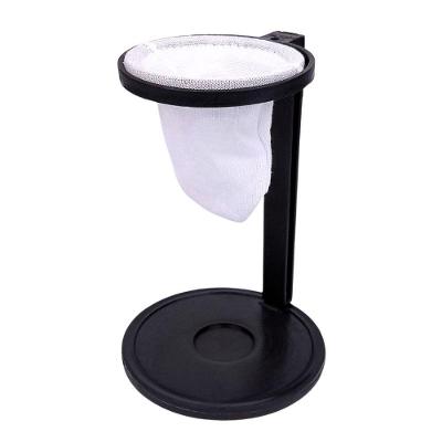 Mini Coador de Café de Pano Individual Chá Suporte Mariquinha em Algodão e Metal para Dose Única OEM