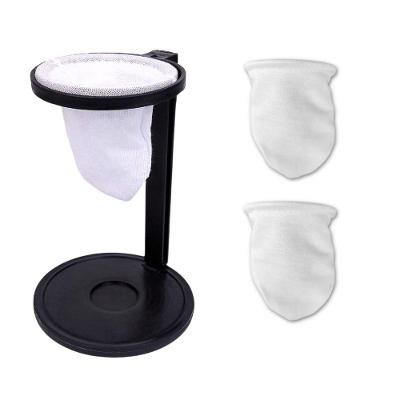 Mini Coador de Café de Pano Individual Chá Suporte Mariquinha em Algodão para Dose Única Branco OEM