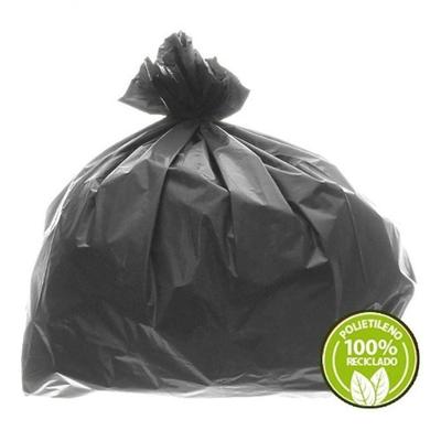 Saco de Lixo Super Leve 100 Litros 0,02MM em Polietileno 100% Reciclado Cinza Higipack