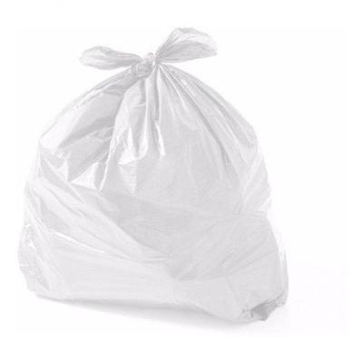Saco para Lixo 60 Litros Comum em Polietileno de Baixa Densidade 100 Unidades Branco Higipack