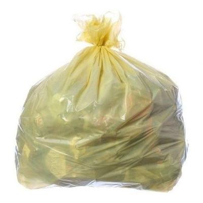 Saco para Lixo 50L Reforçado 60 X 80CM 0,06 Micras Amarelo com 50 Unidades Higipack
