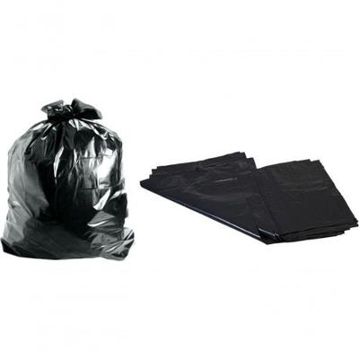 Saco para Lixo 50 Litros Pacote com 150 Unidades para Descarte Doméstico Preto Higipack