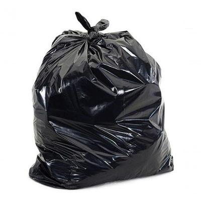 Saco para Lixo 40 Litros Pacote com 100 Unidades Plástico Alta Resistência Preto Higipack