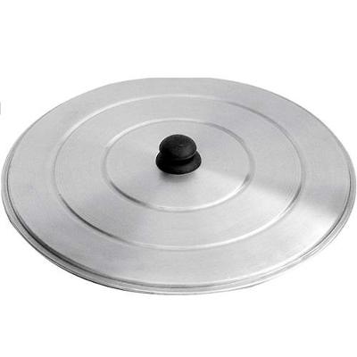 Tampa para Disco Tampa Disco 16'' Alumínio Zincado Resistente Uso Profissional Prata Papaléguas