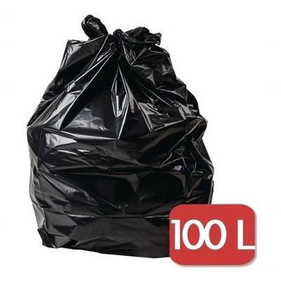 Saco para Lixo Saco P- Lixo 100 Litros Reforçado para Resíduos em Diferentes Ambientes Preto