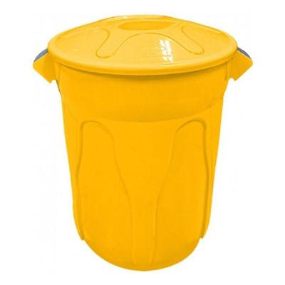 Cesto Lixeira Plástico Tipo Balde 20L Polipropileno Tampa Sobreposta com Alças Ergonômicas