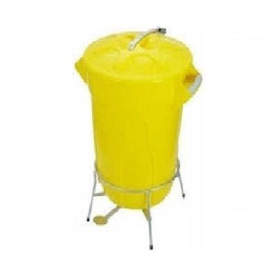 Cesto Lixeira Plástico 60L com Pedal e Armação em Aço Resistente para Uso Doméstico e Comercial