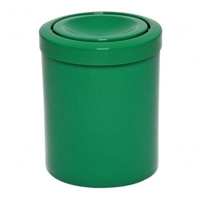 Cesto Lixeira 12 Litros Tampa Meia Lua Esfera 12L Polipropileno Escritório Higipack