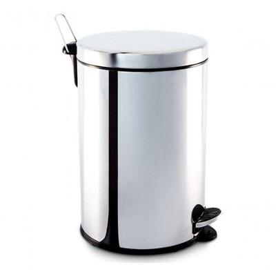 Lixeira Aço Inox C-pedal e Balde Interno 20 Litros em Higipack