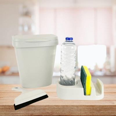 Kit Cozinha 3 Peças Kit Elegance 5L Plástico Polipropileno Preto OEM